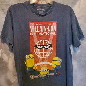 Vintage Minions Villain Con International Illumination T-shirt men's medium